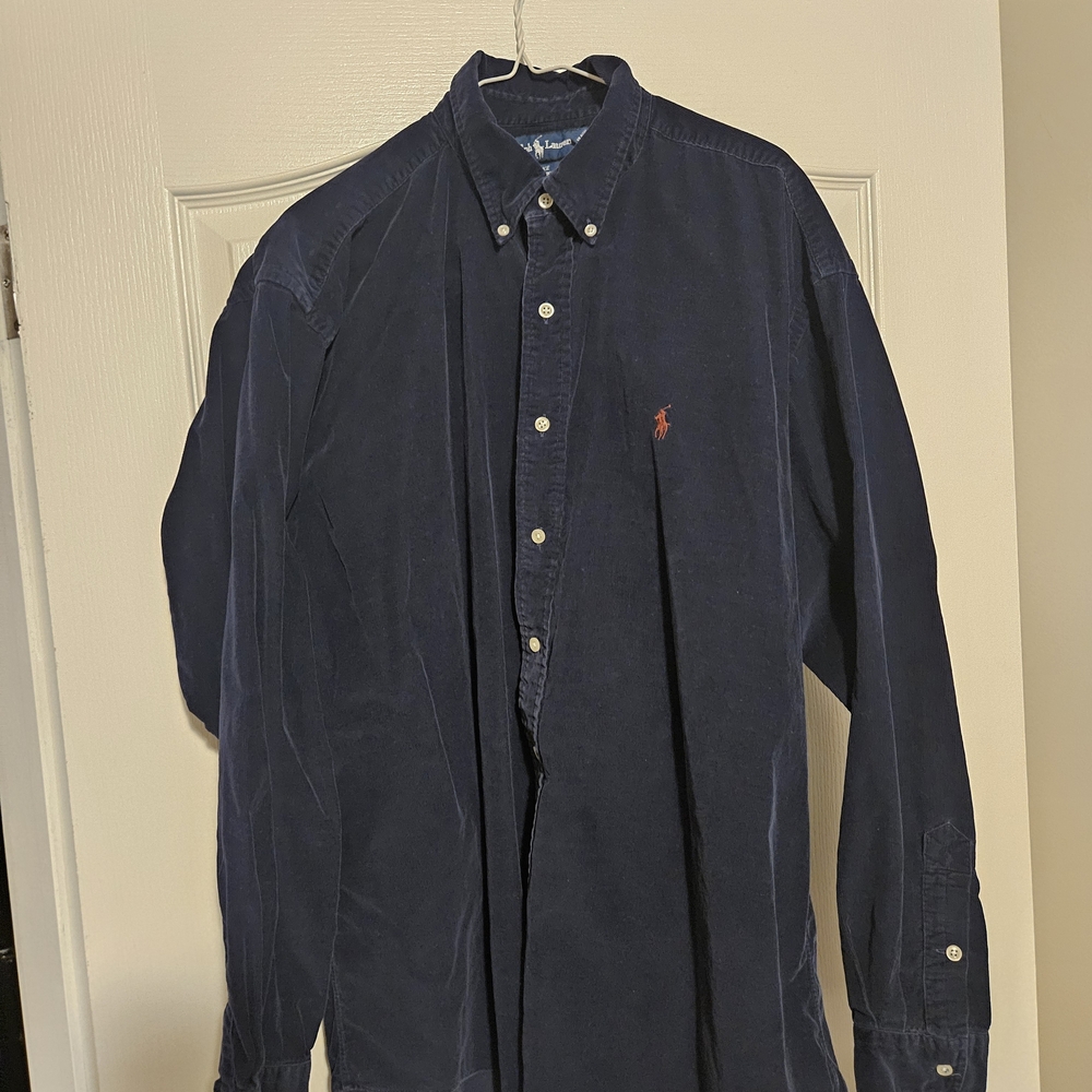 Polo Ralph Lauren Dark Blue Button Down Shirt